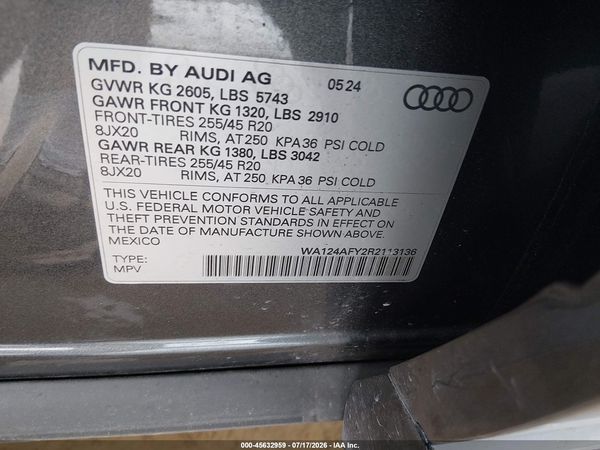2024 AUDI SQ5 SPORTBACK