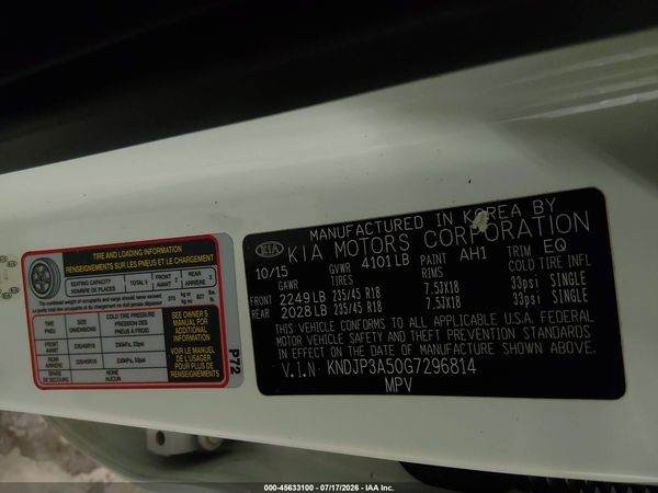 2016 KIA SOUL +