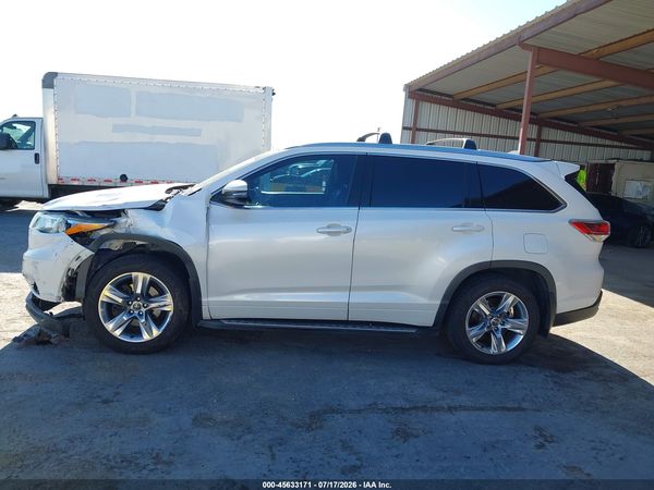 2016 TOYOTA HIGHLANDER LIMITED PLATINUM V6