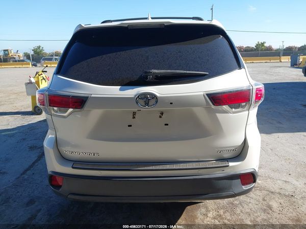 2016 TOYOTA HIGHLANDER LIMITED PLATINUM V6