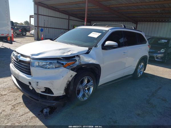 2016 TOYOTA HIGHLANDER LIMITED PLATINUM V6
