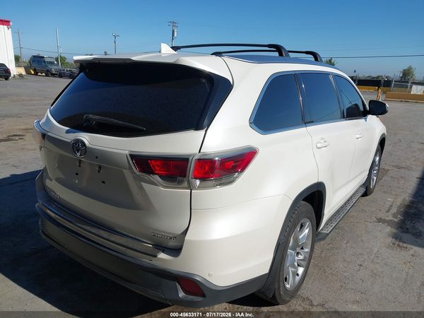 2016 TOYOTA HIGHLANDER LIMITED PLATINUM V6