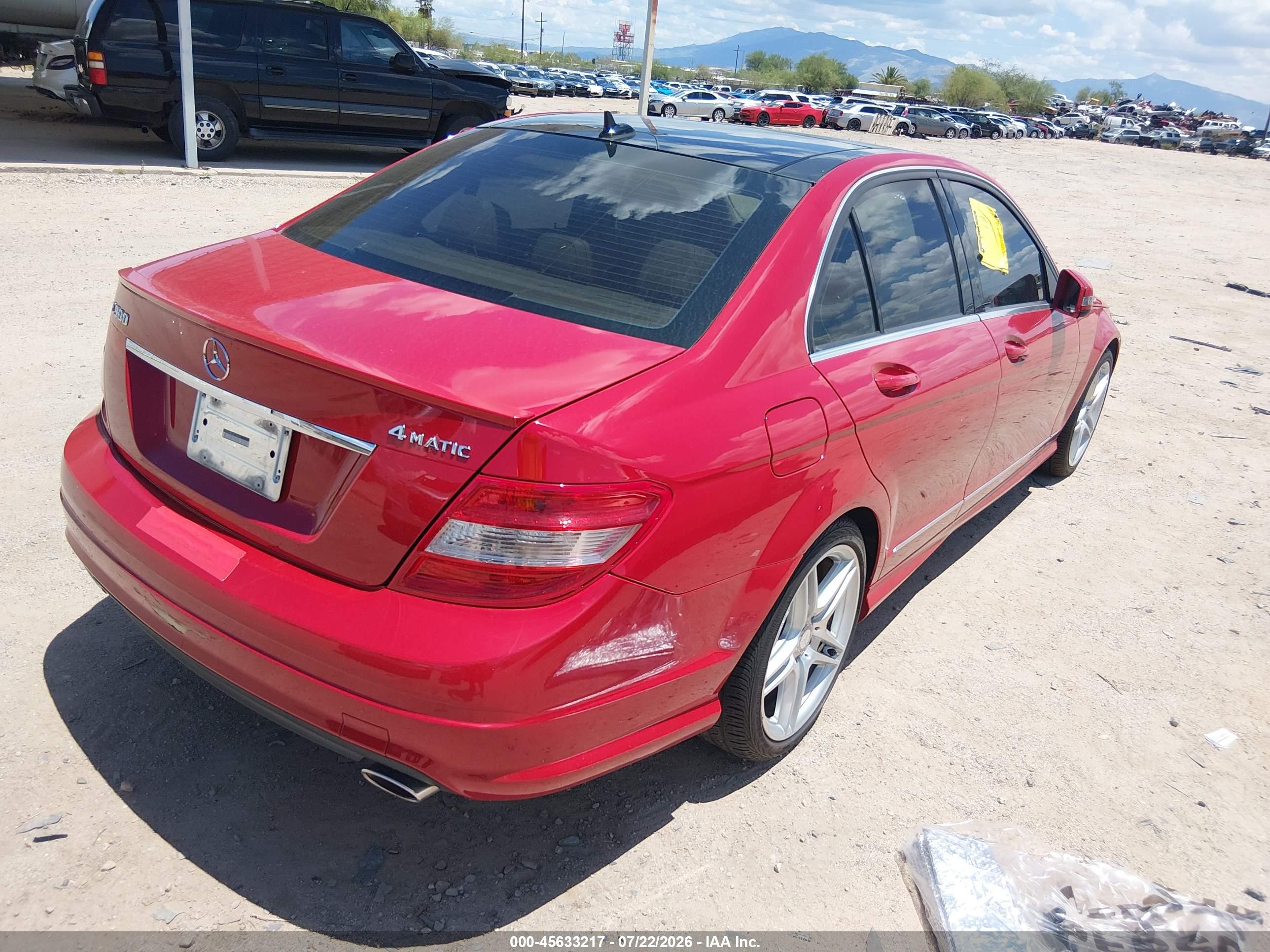 2011 MERCEDES-BENZ C 300 C300 4-MATIC