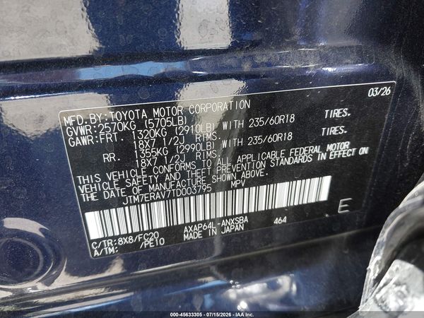 2026 TOYOTA RAV4 PLUG-IN HYBRID SE