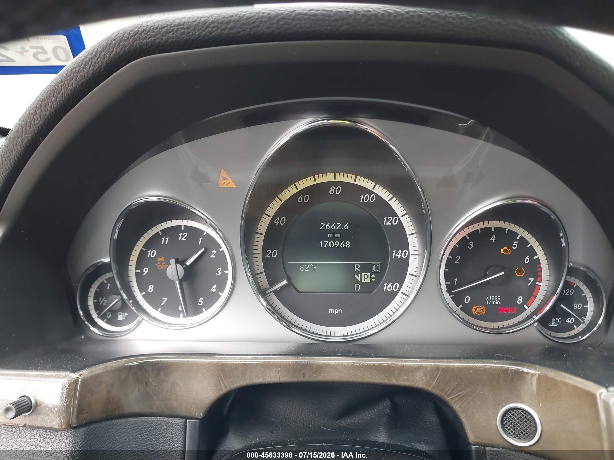 2010 MERCEDES-BENZ E 350 E350