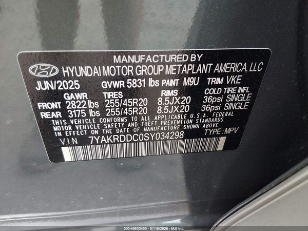 2025 HYUNDAI IONIQ 5 LIMITED