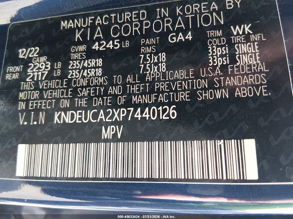 2023 KIA SELTOS NIGHTFALL EDITION