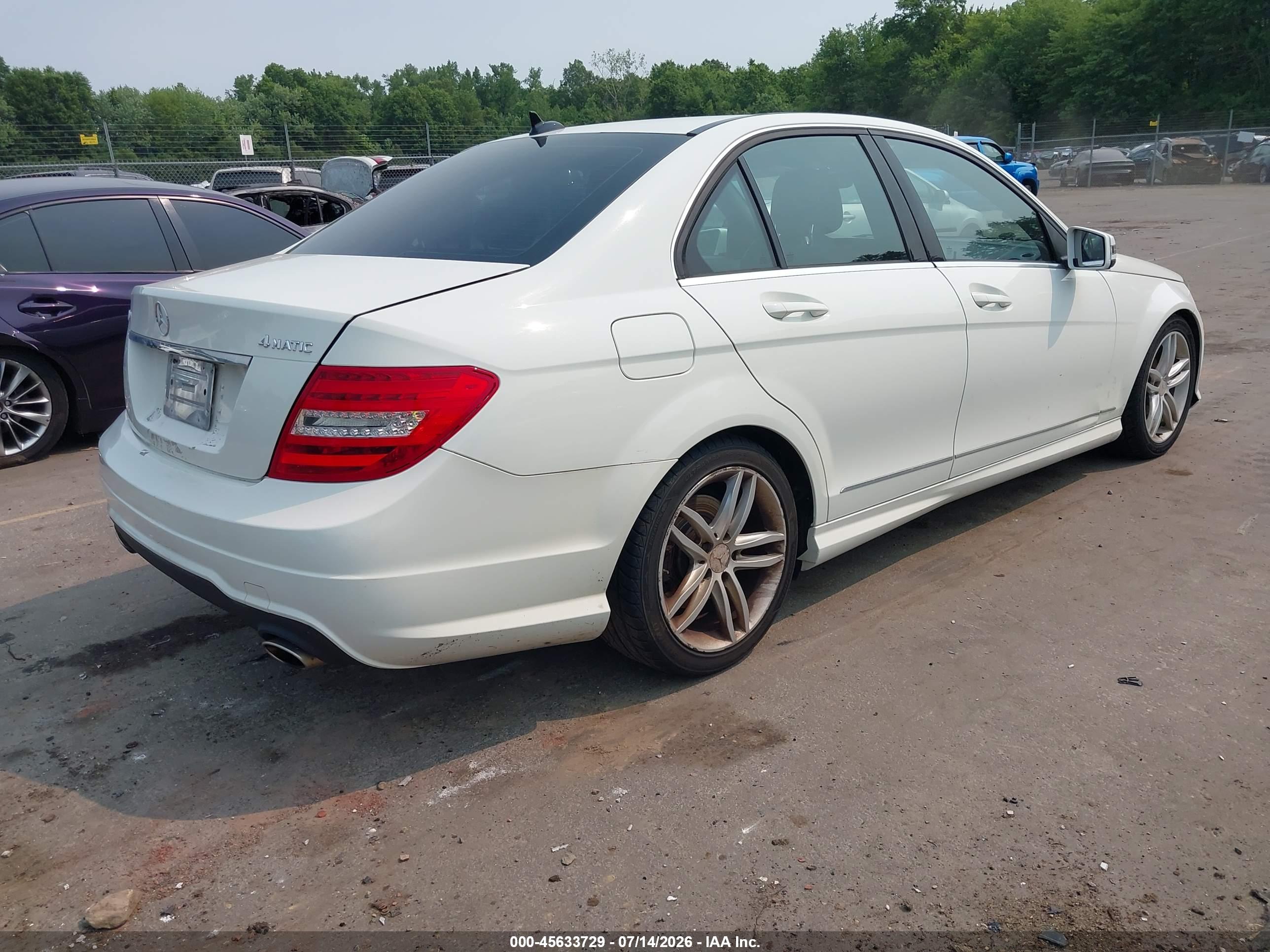 2012 MERCEDES-BENZ C 300 SPORT 4MATIC