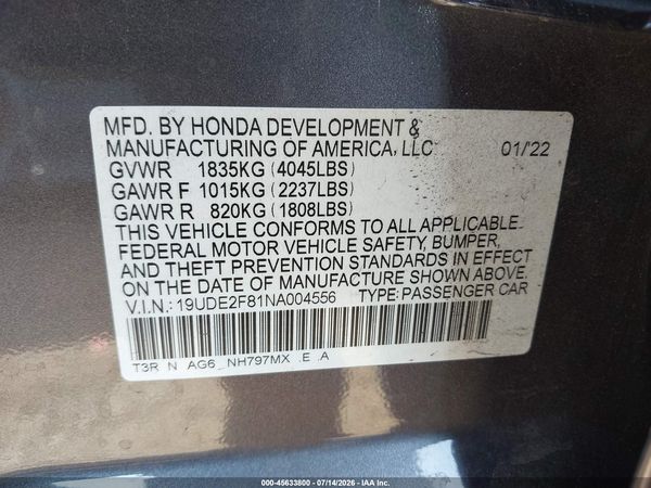 2022 ACURA ILX