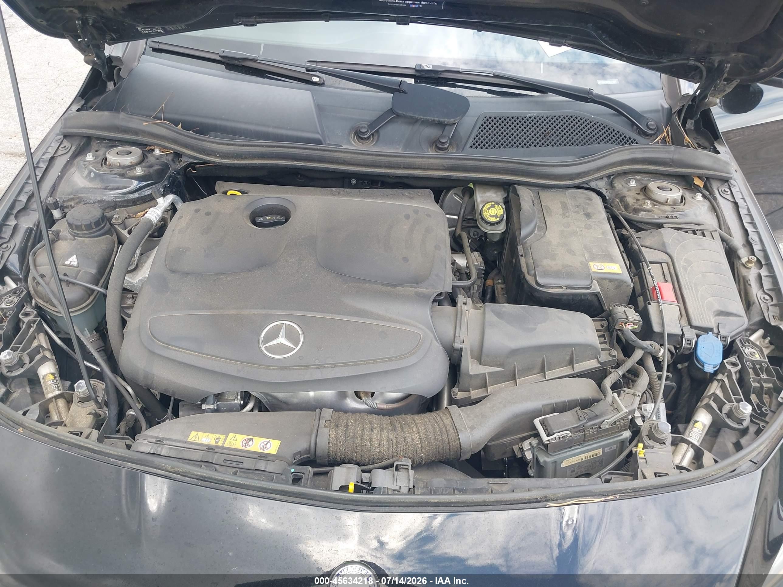 2015 MERCEDES-BENZ CLA 250 CLA250