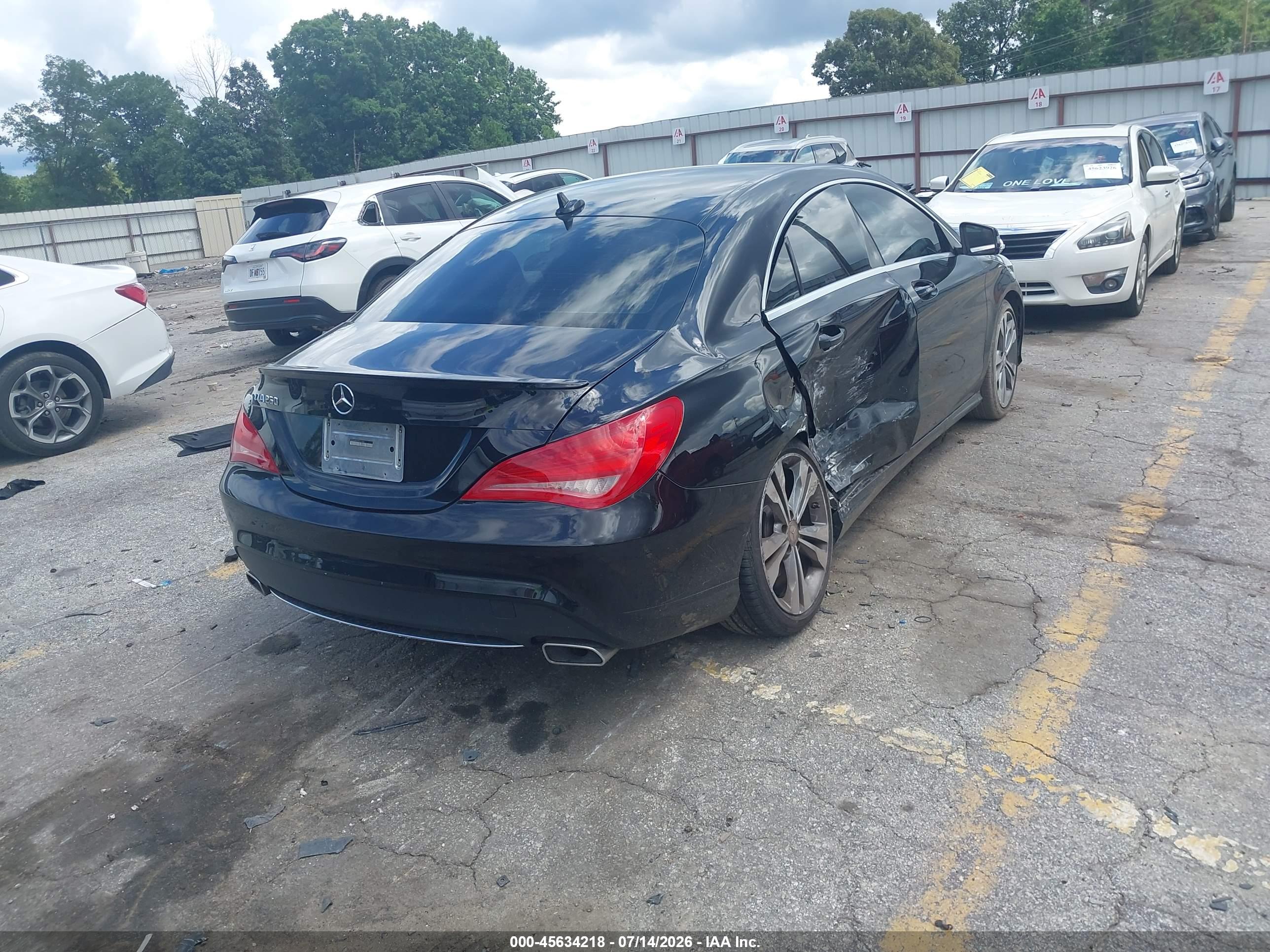 2015 MERCEDES-BENZ CLA 250 CLA250