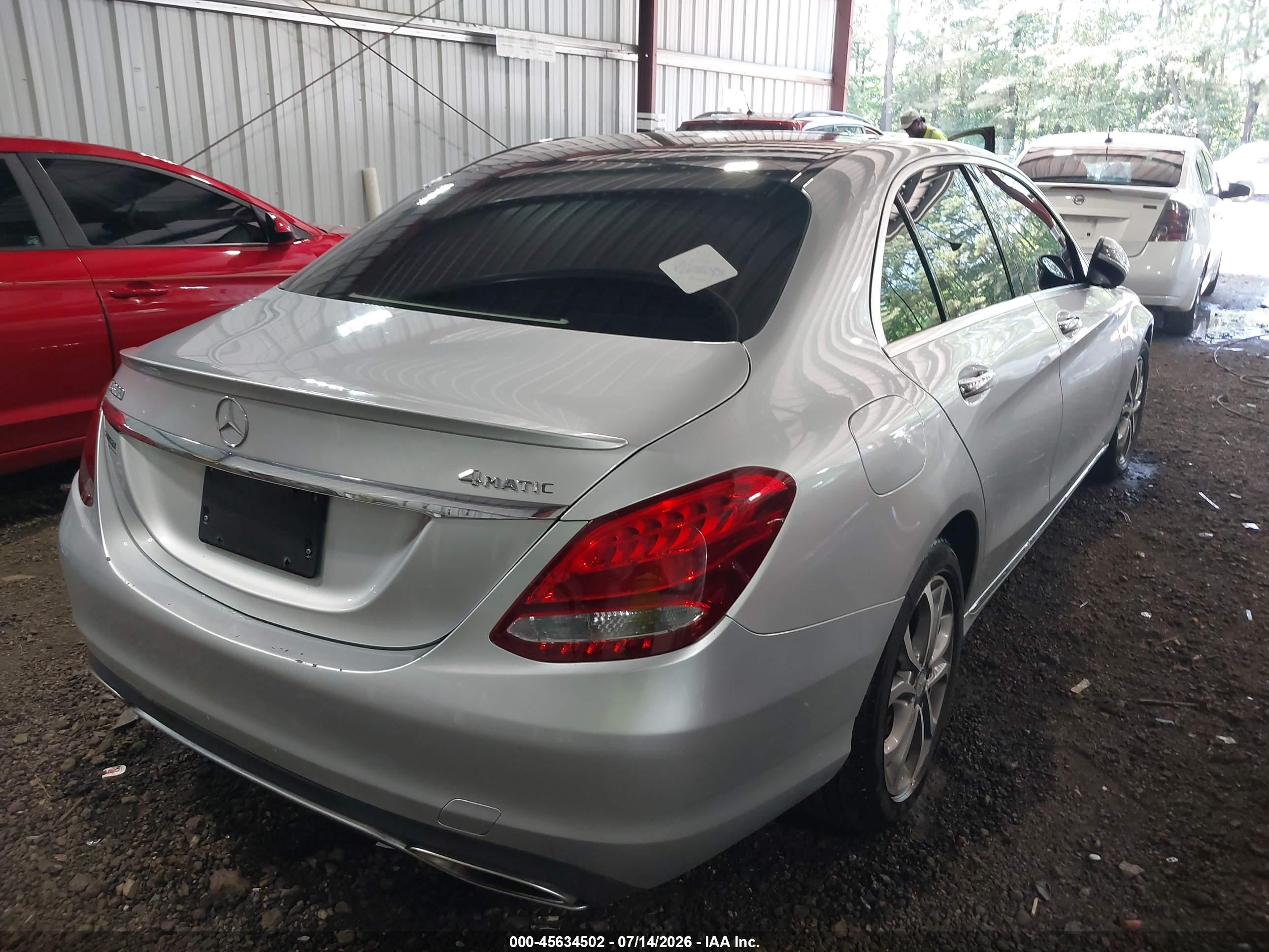 2016 MERCEDES-BENZ C 300 4MATIC