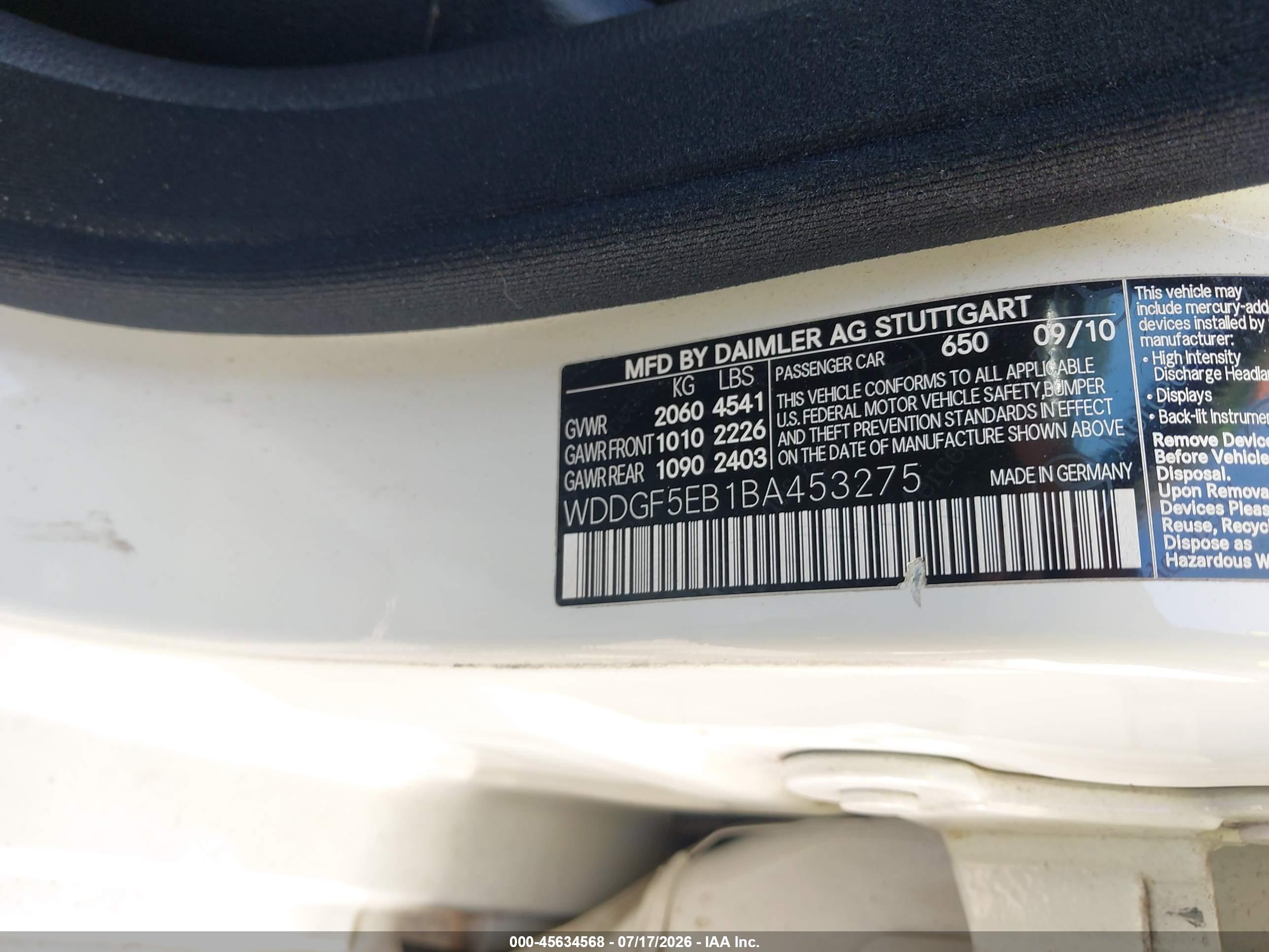 2011 MERCEDES-BENZ C 300 C300