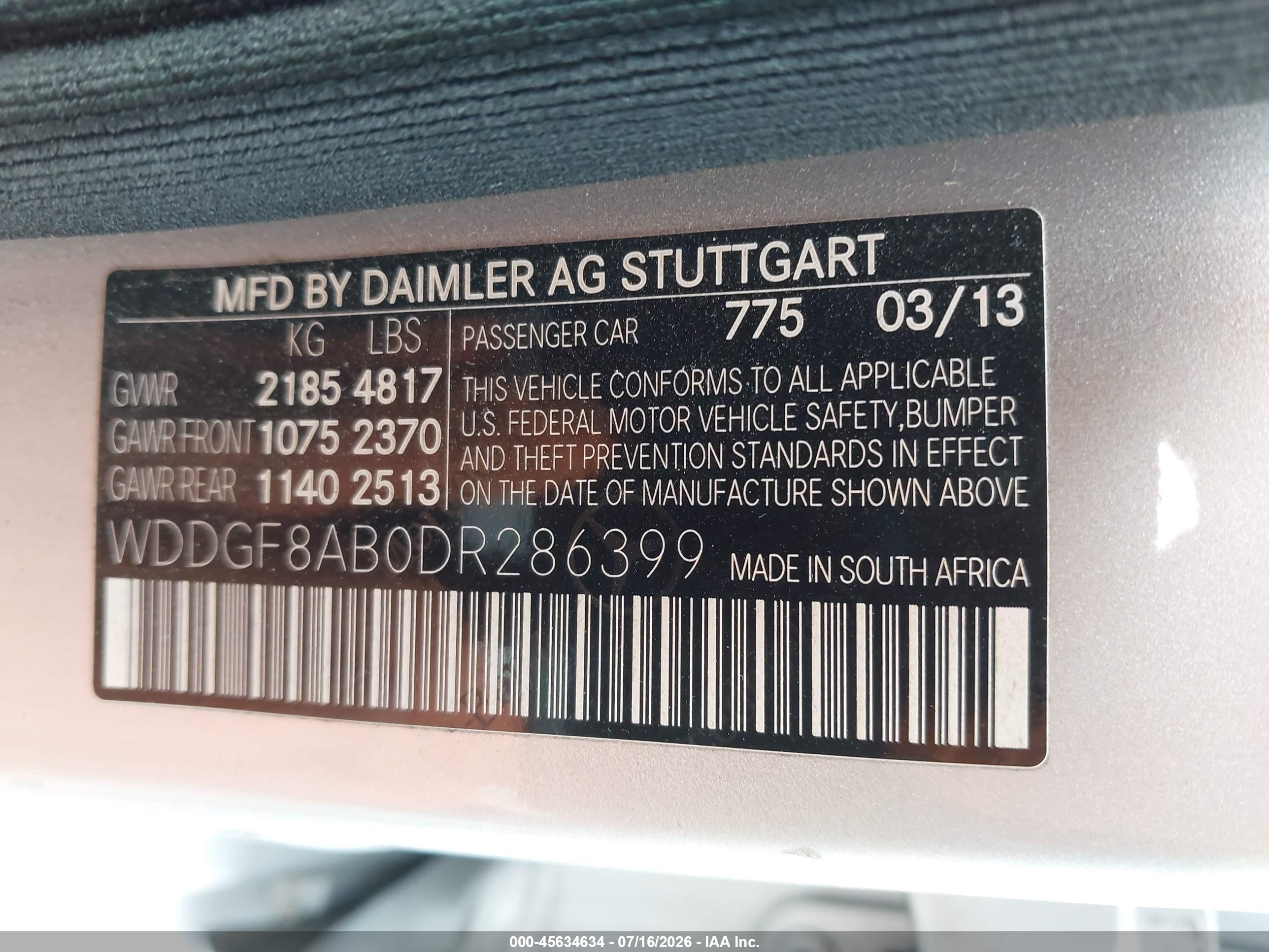 2013 MERCEDES-BENZ C 300 SPORT 4MATIC
