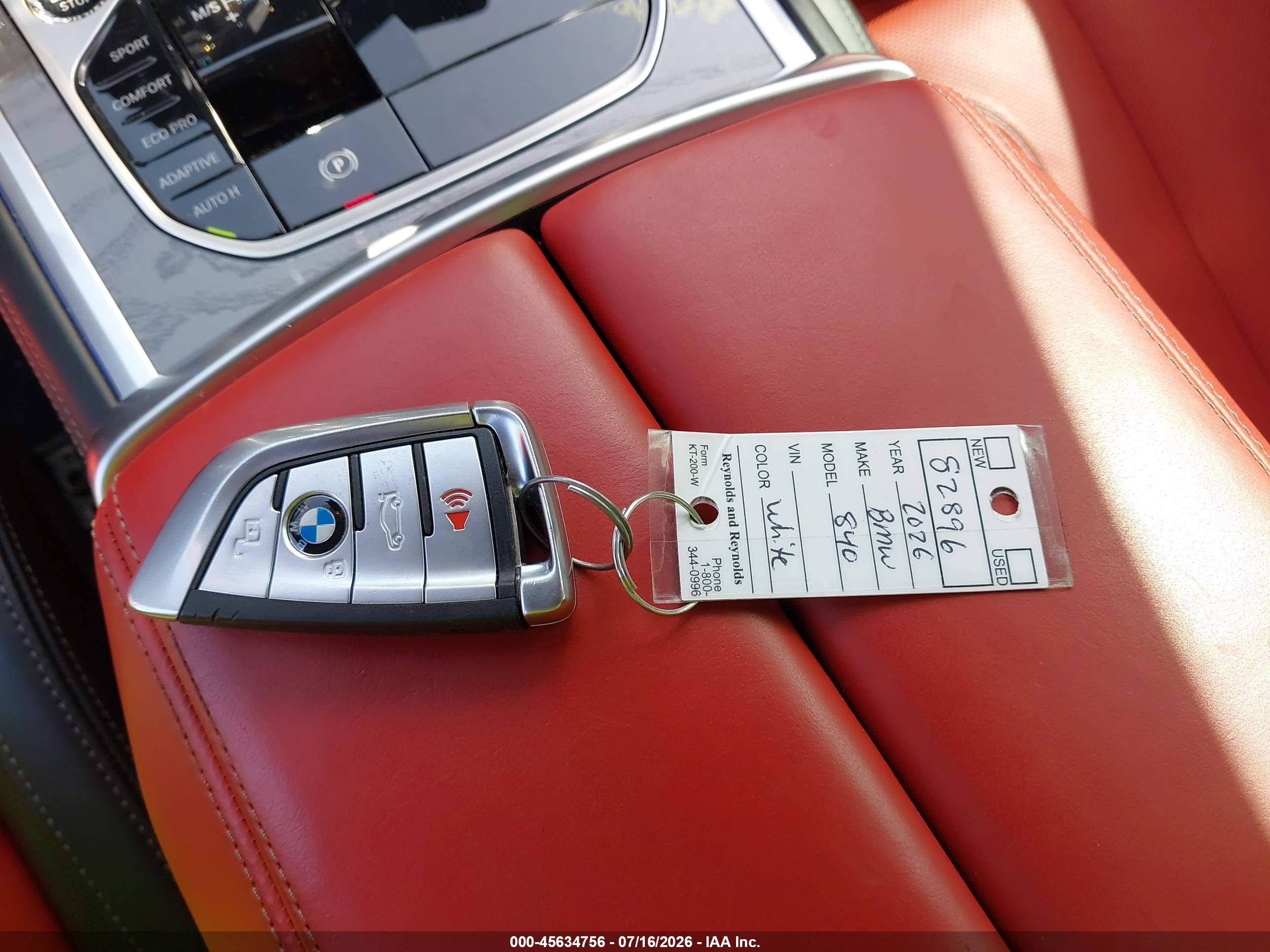 2026 BMW 840I GRAN COUPE