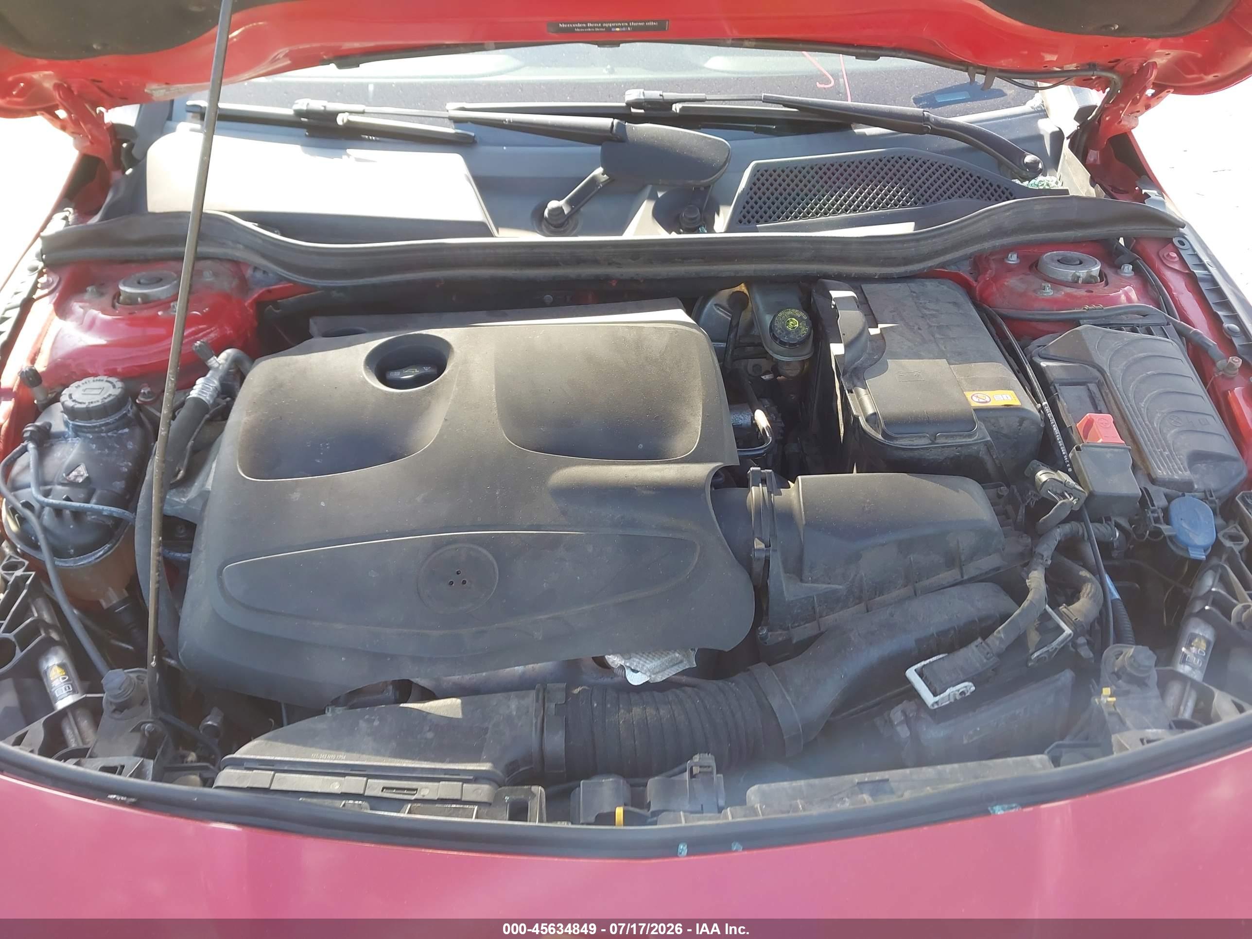 2016 MERCEDES-BENZ CLA 250 CLA250