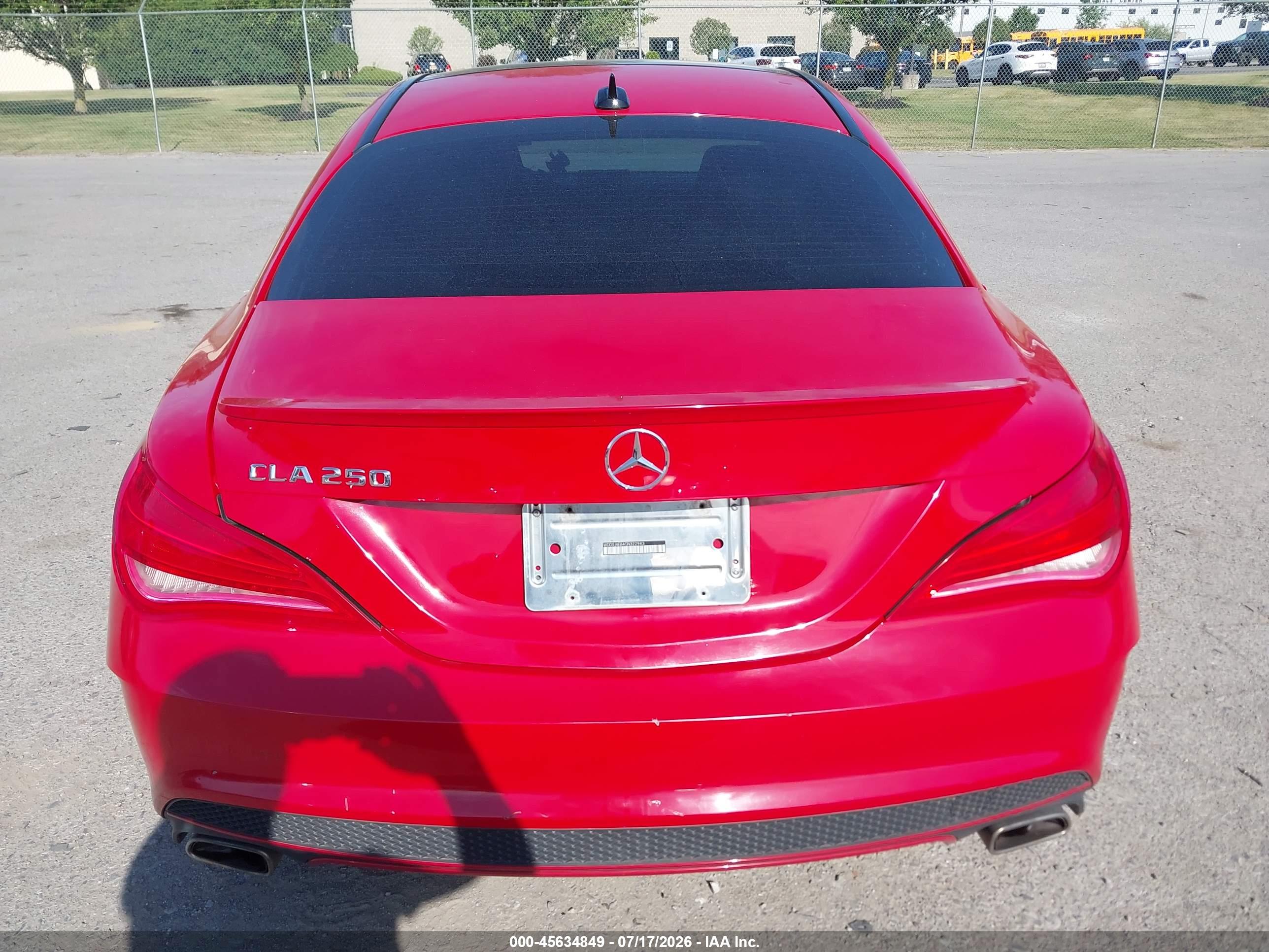 2016 MERCEDES-BENZ CLA 250 CLA250