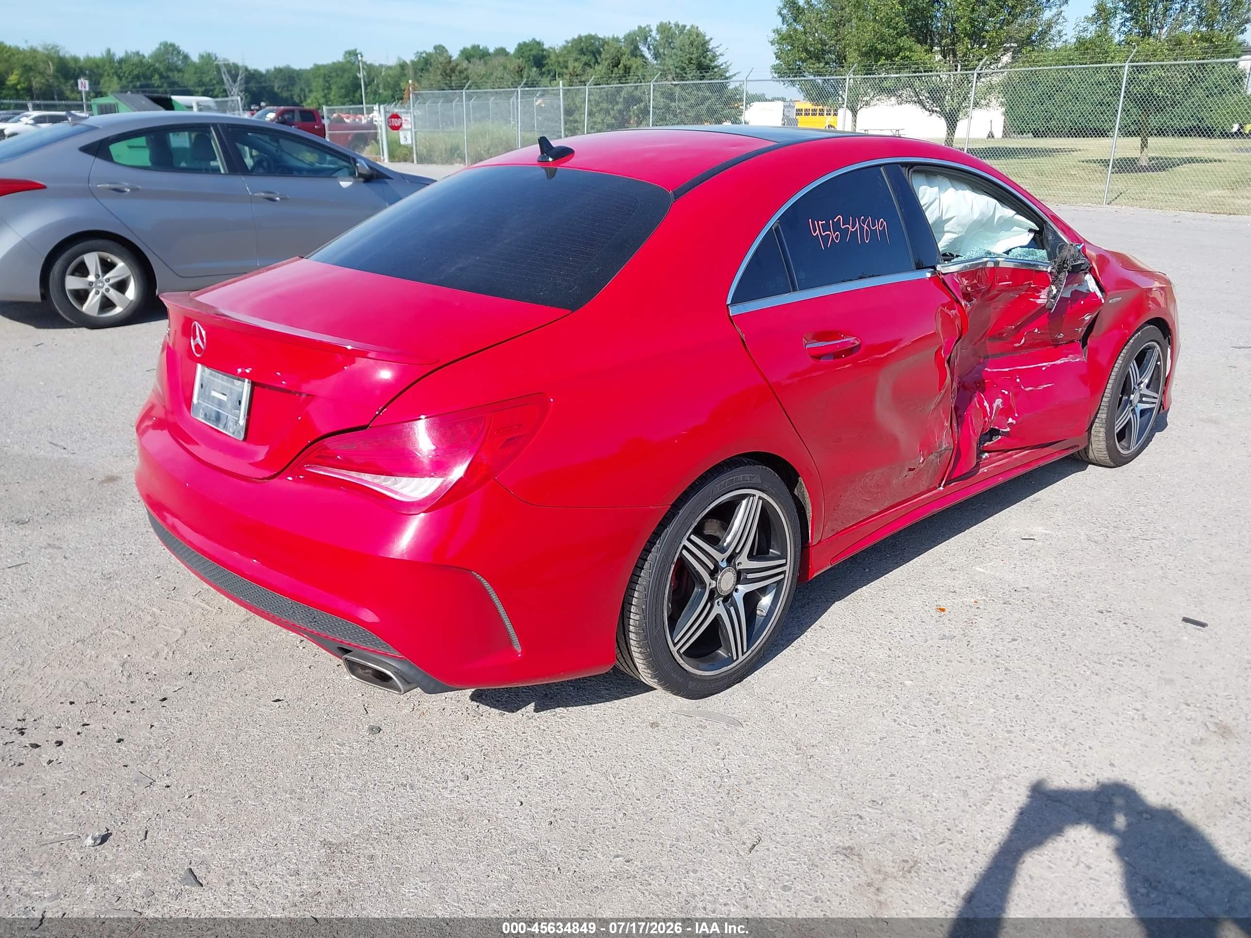 2016 MERCEDES-BENZ CLA 250 CLA250