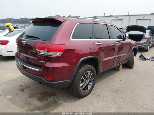 2018 JEEP GRAND CHEROKEE LIMITED 4X4