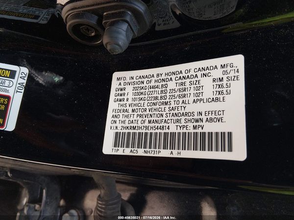 2014 HONDA CR-V EX-L
