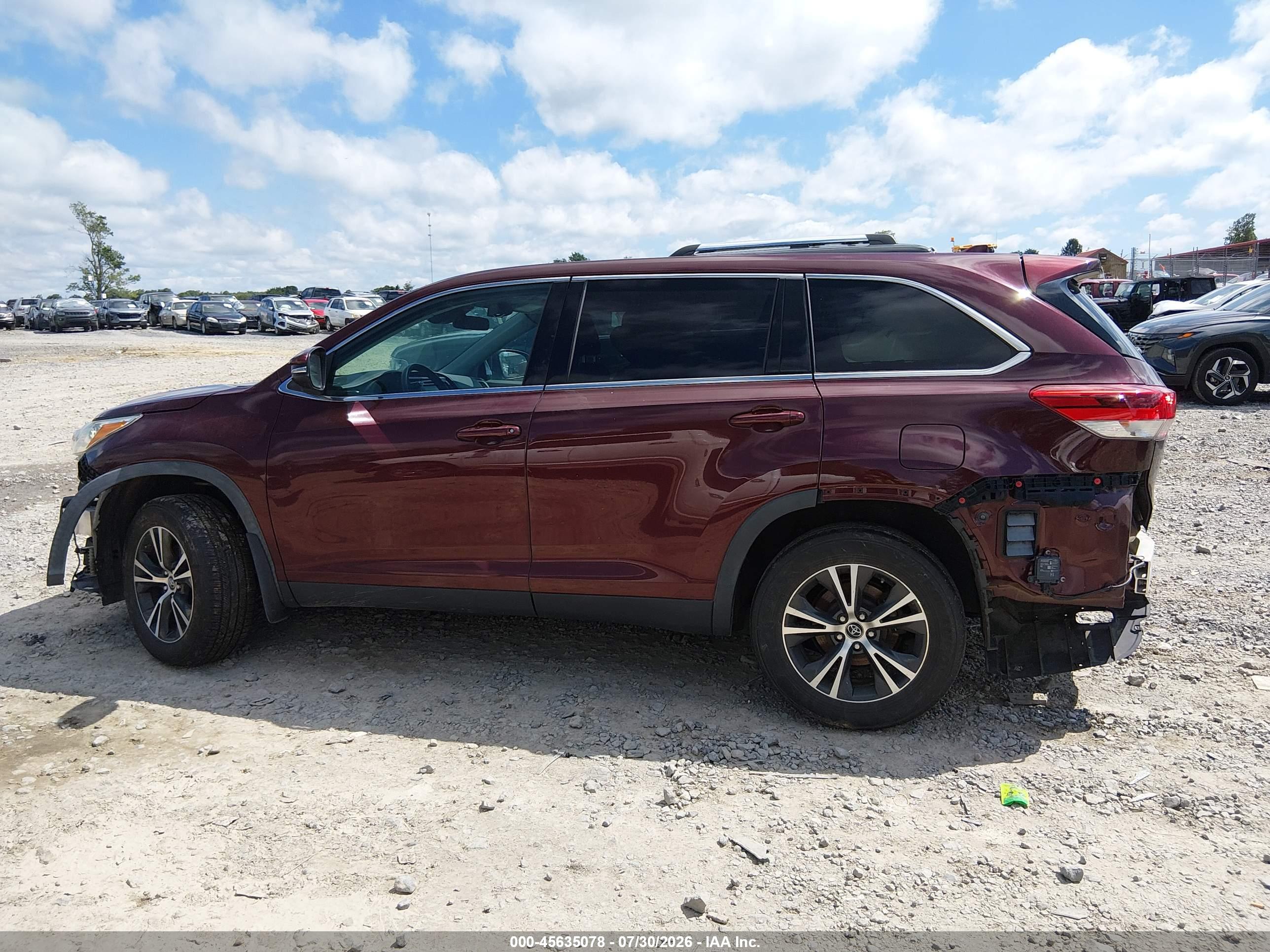 2019 TOYOTA HIGHLANDER LE PLUS