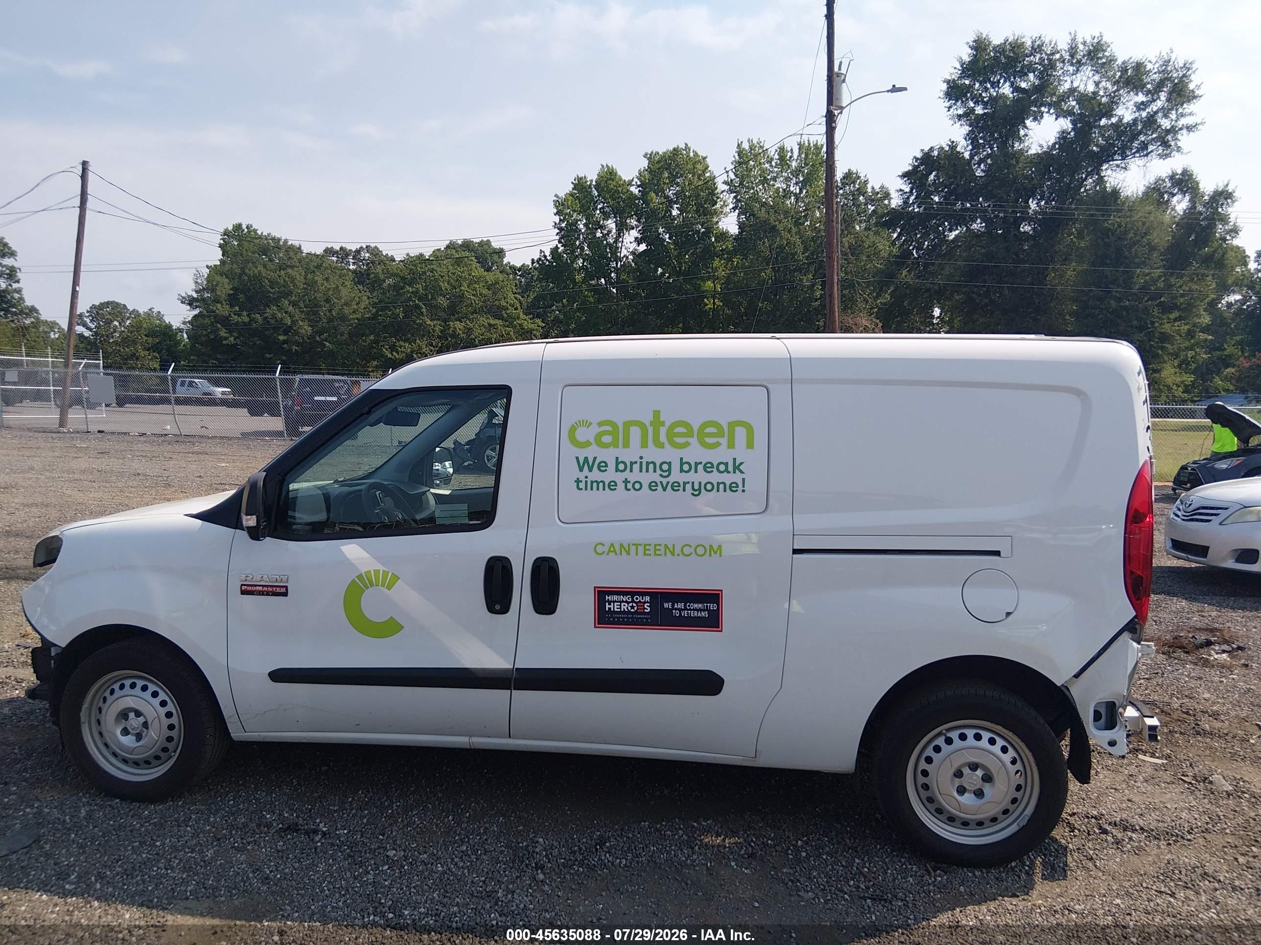 2022 RAM PROMASTER CITY CARGO VAN