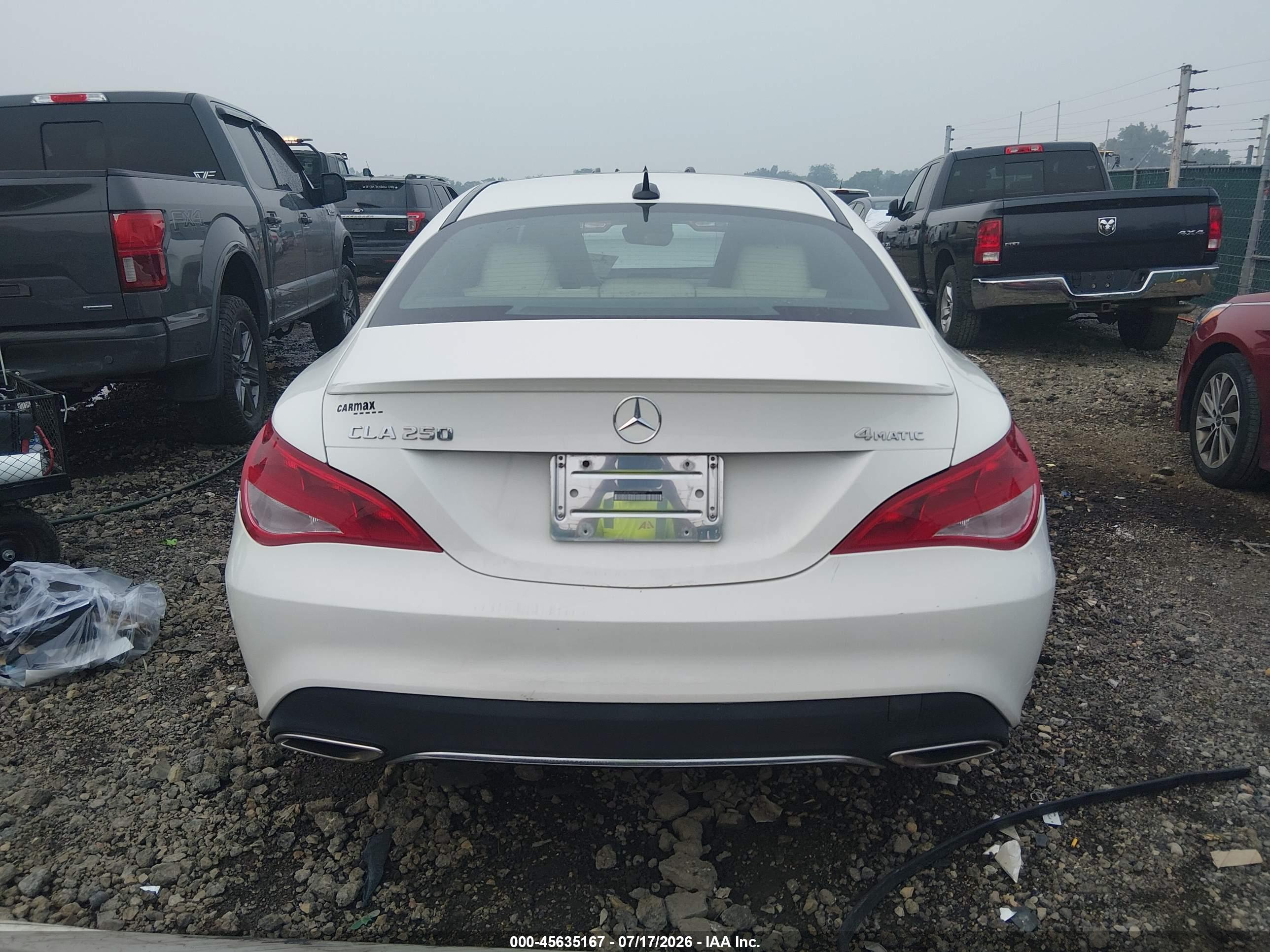 2017 MERCEDES-BENZ CLA 250 4MATIC