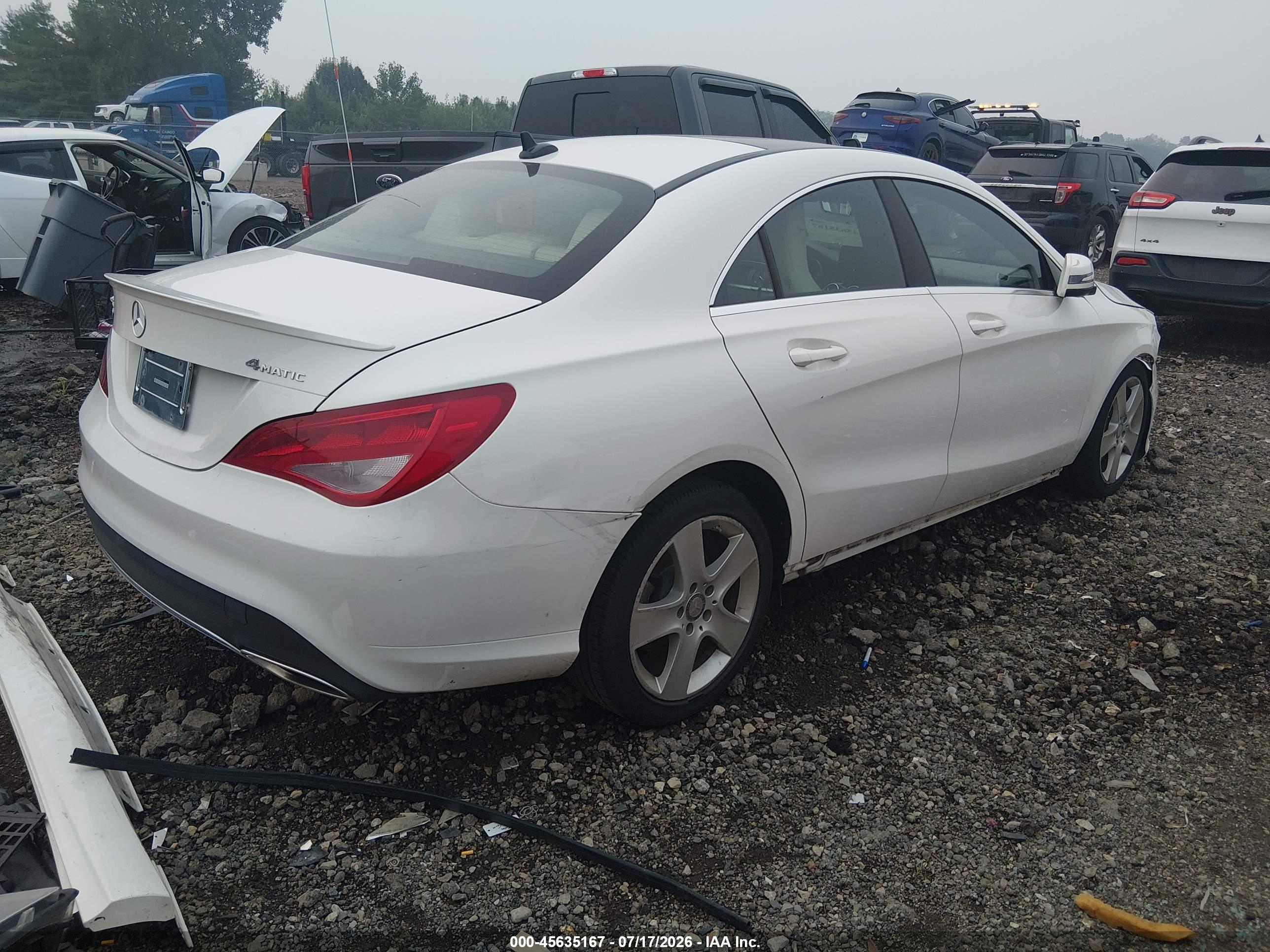 2017 MERCEDES-BENZ CLA 250 4MATIC