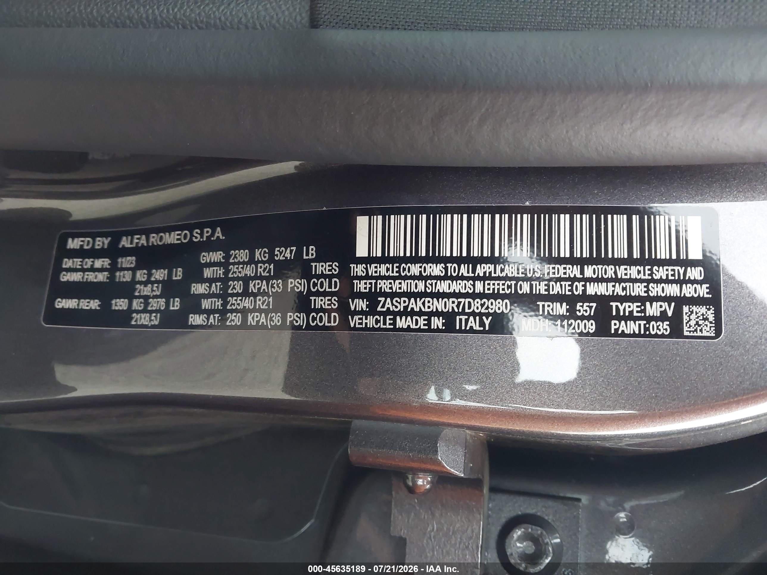 2024 ALFA ROMEO STELVIO TI AWD