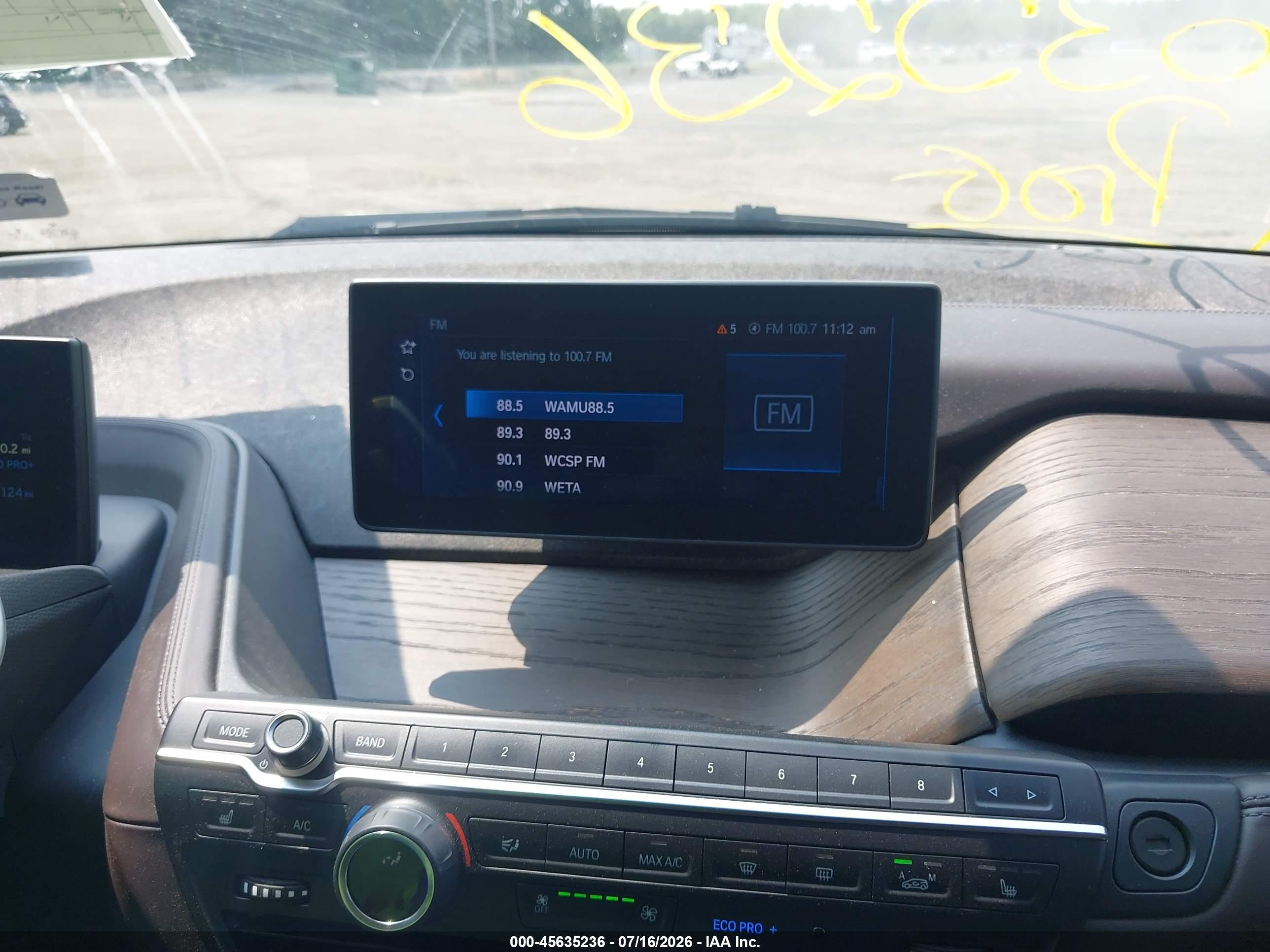 2019 BMW I3S 120AH W/RANGE EXTENDER