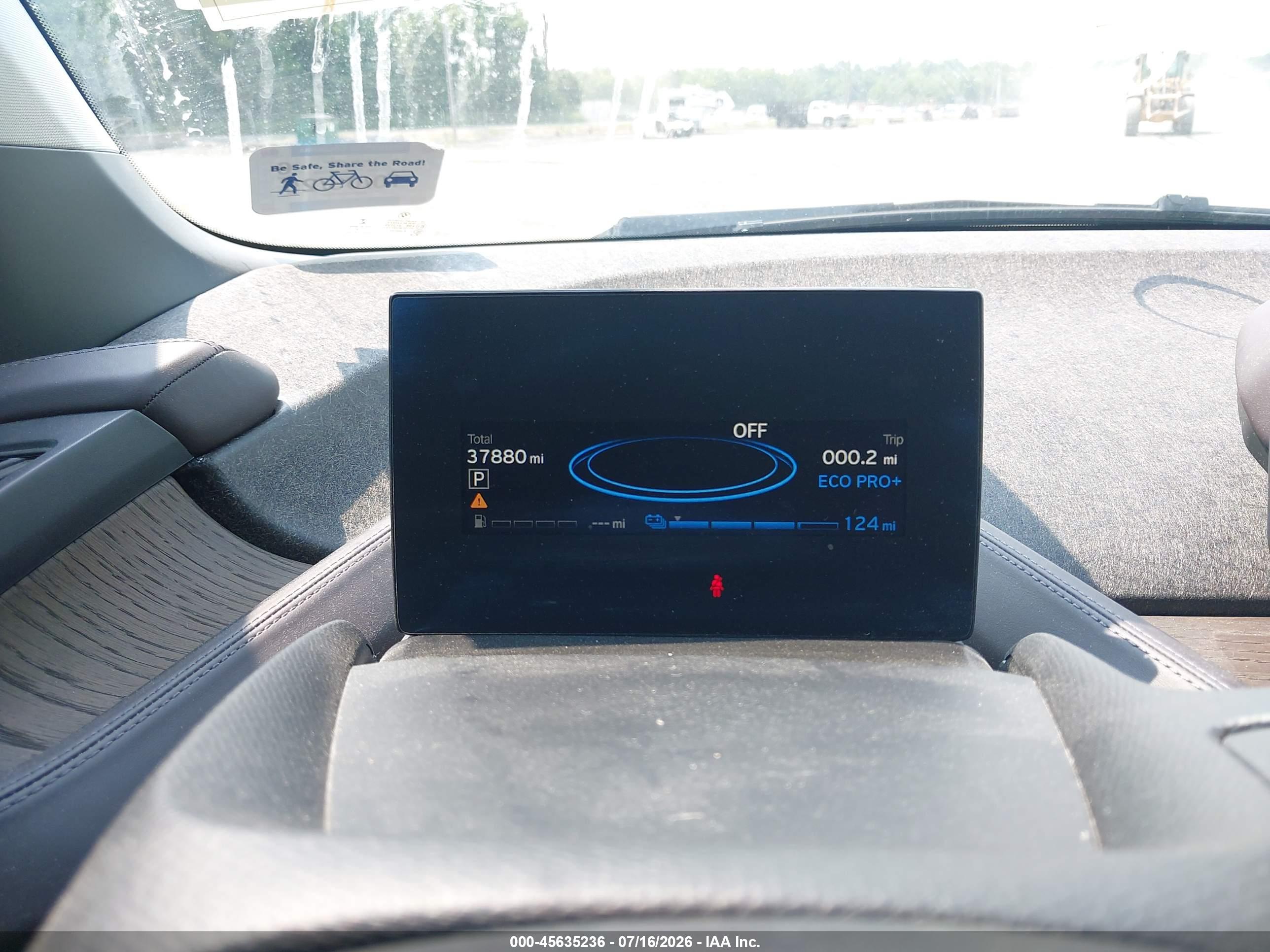 2019 BMW I3S 120AH W/RANGE EXTENDER