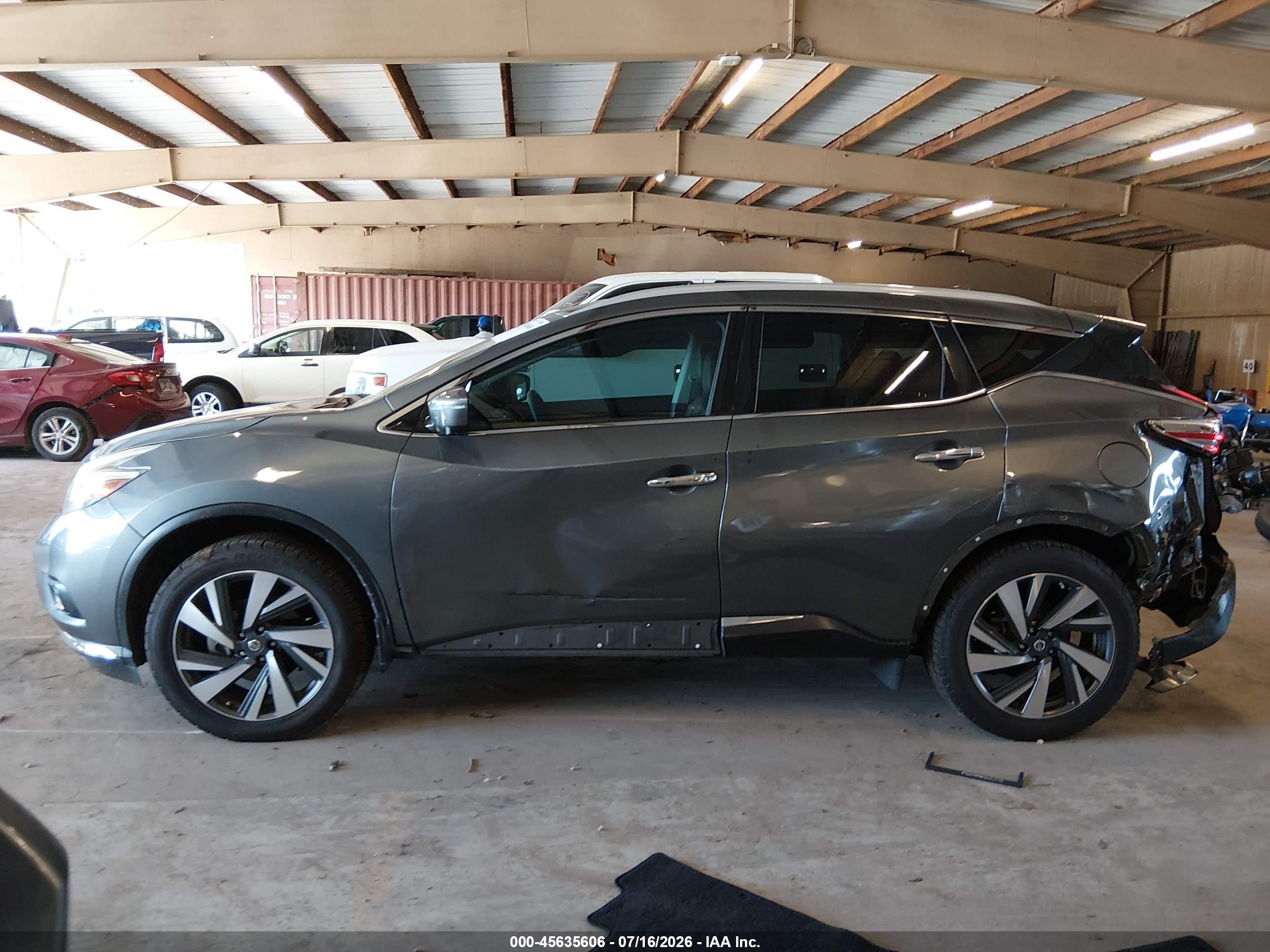 2018 NISSAN MURANO PLATINUM