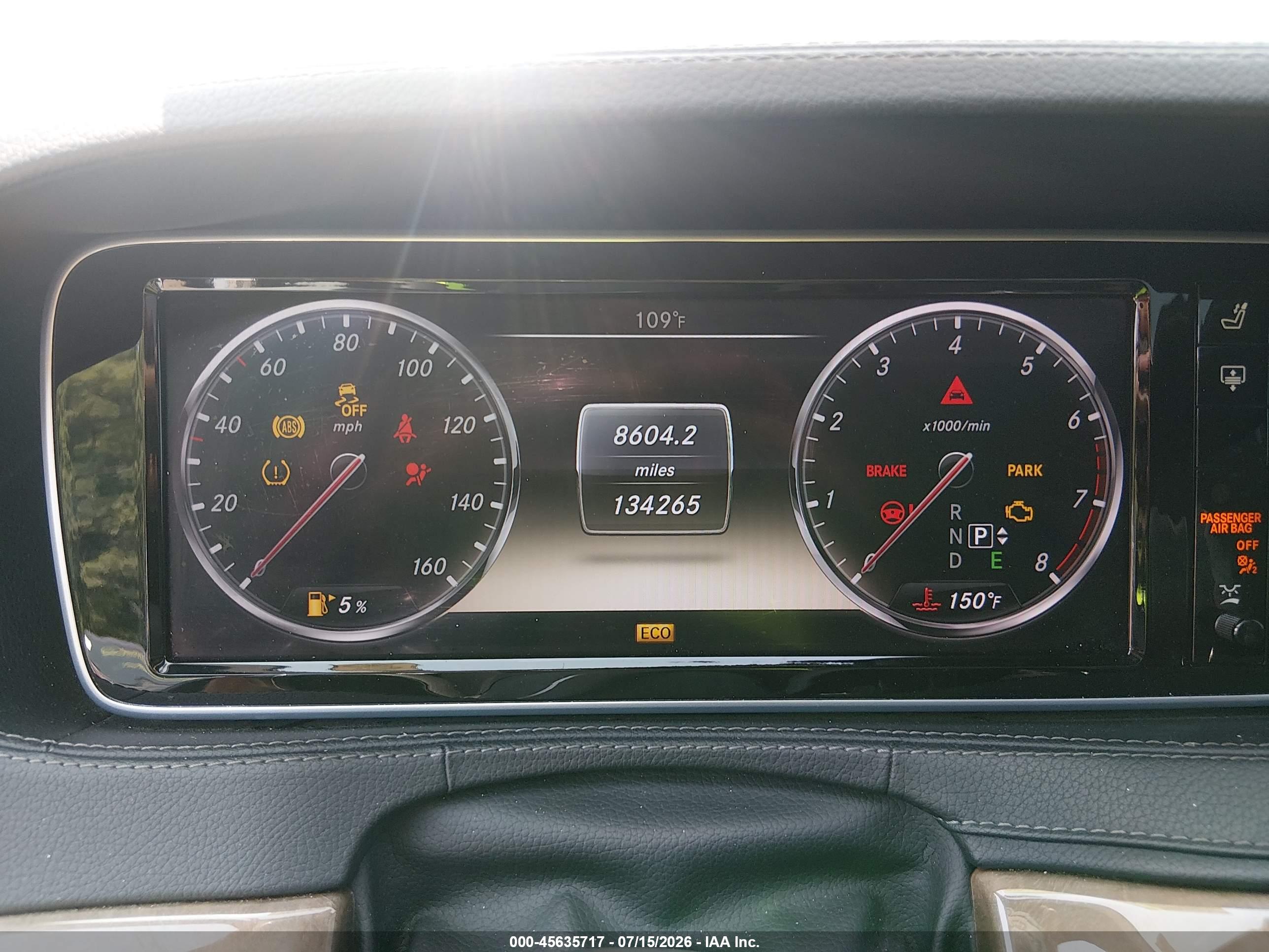 2014 MERCEDES-BENZ S 550 S550