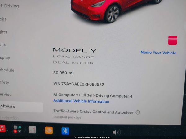 2024 TESLA MODEL Y