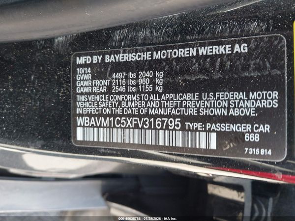 2015 BMW X1 SDRIVE28I