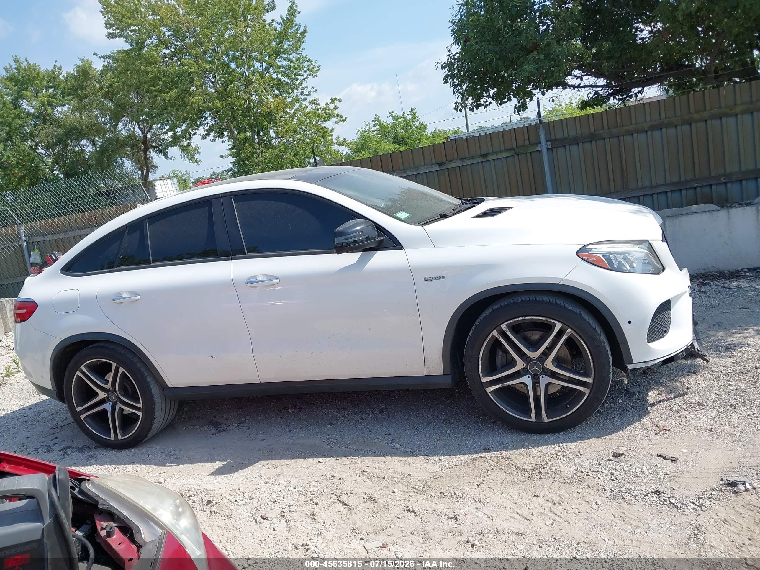 2017 MERCEDES-BENZ AMG GLE 43 COUPE 4MATIC