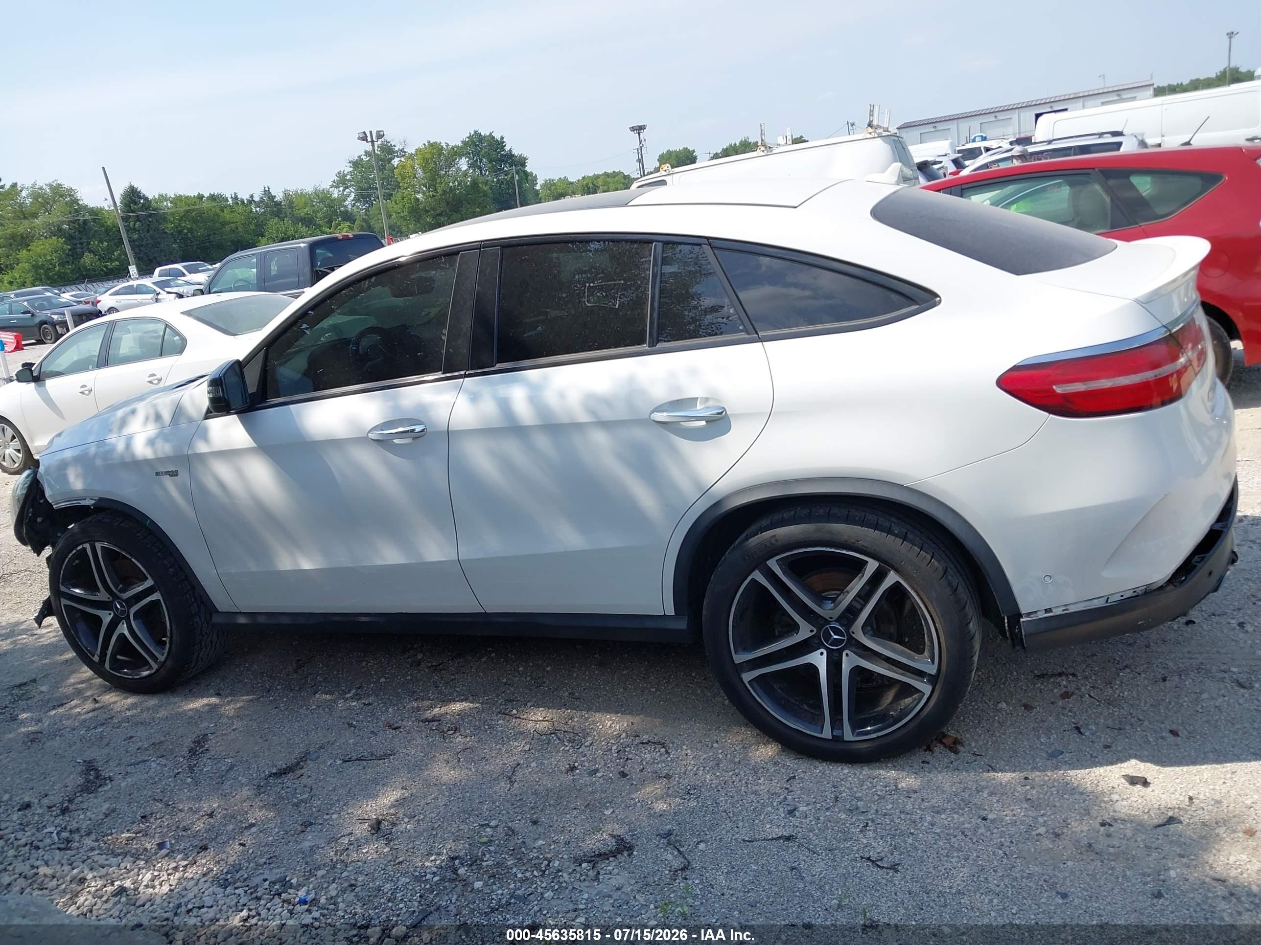 2017 MERCEDES-BENZ AMG GLE 43 COUPE 4MATIC
