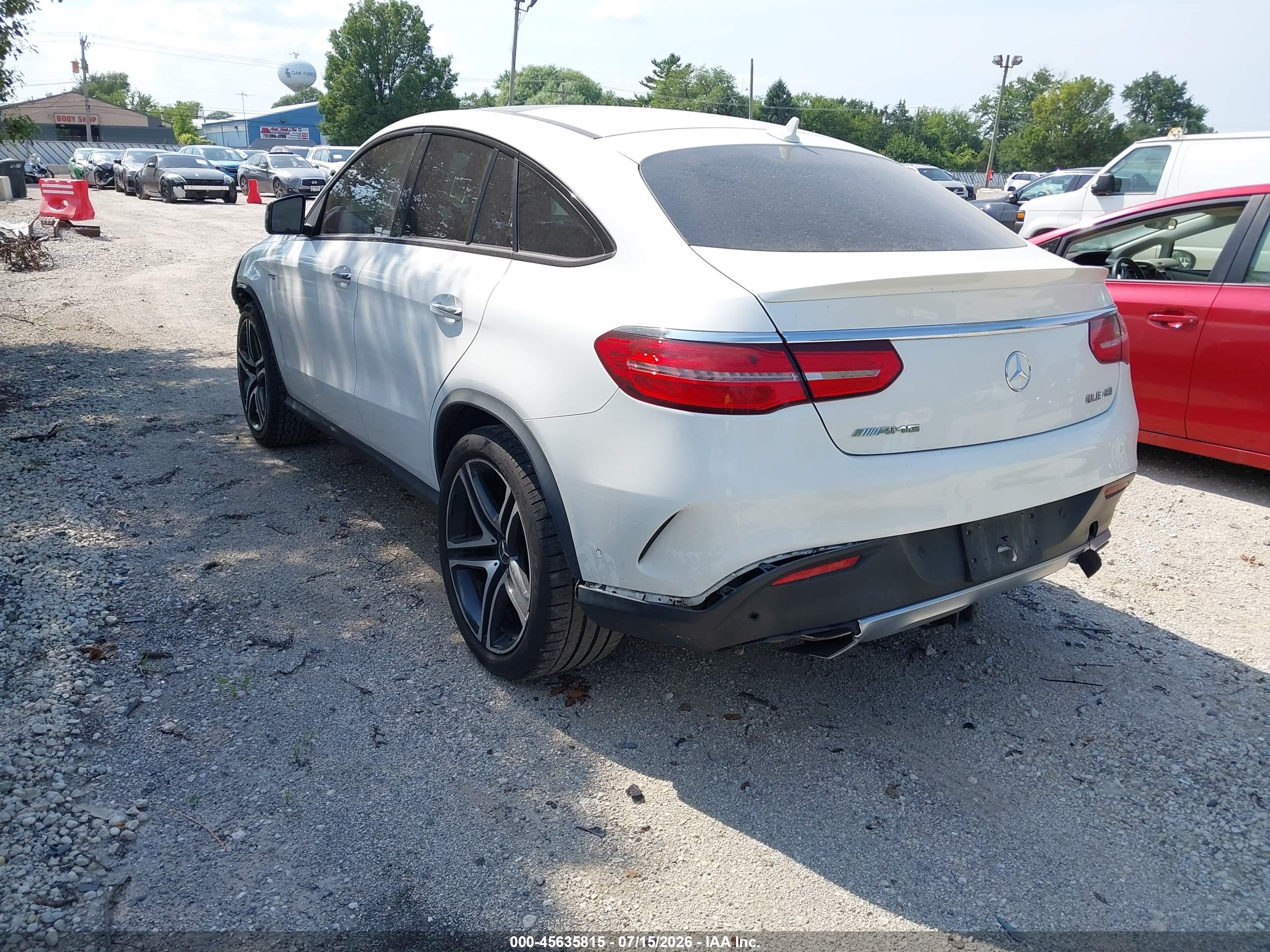 2017 MERCEDES-BENZ AMG GLE 43 COUPE 4MATIC