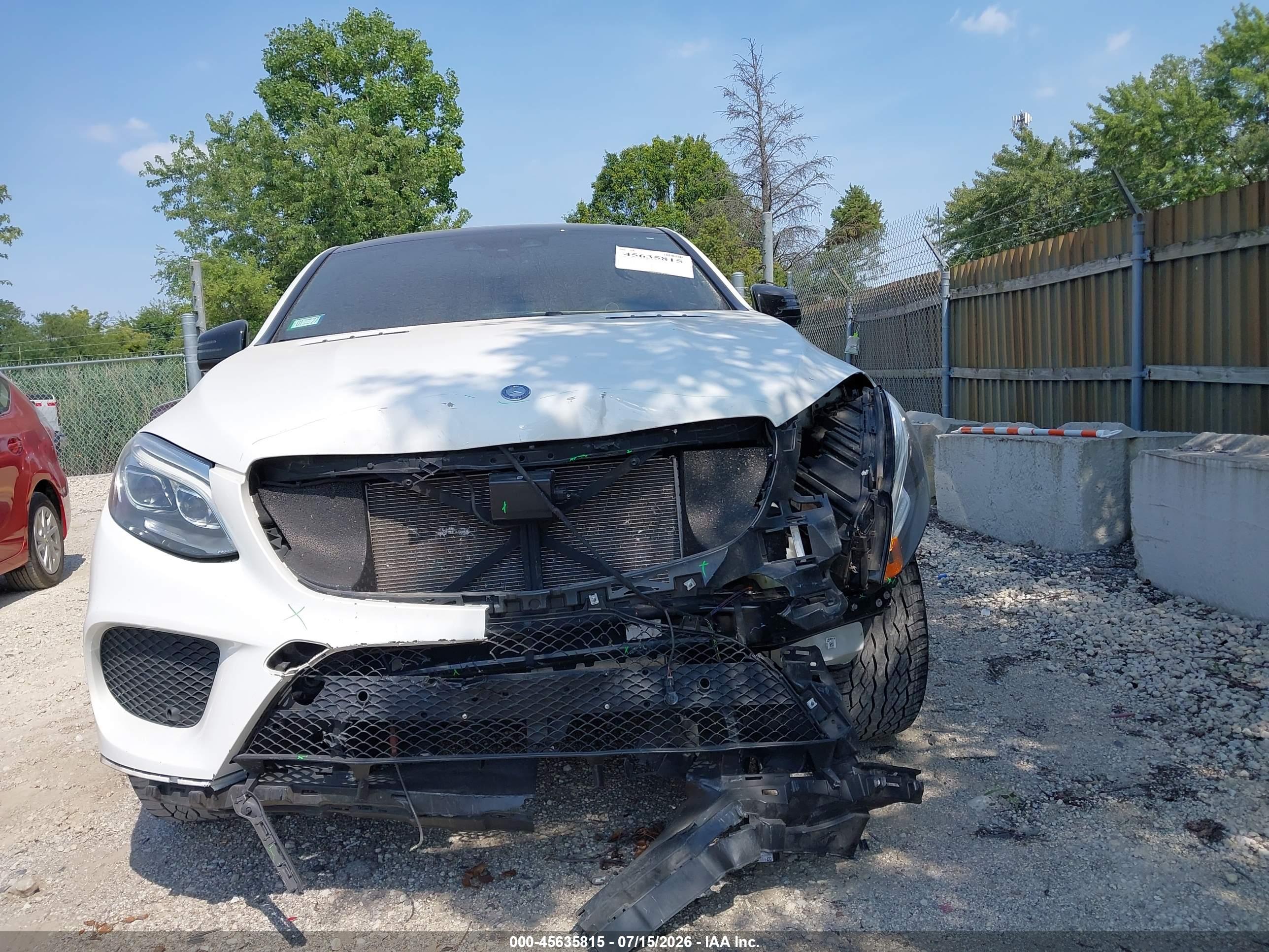2017 MERCEDES-BENZ AMG GLE 43 COUPE 4MATIC