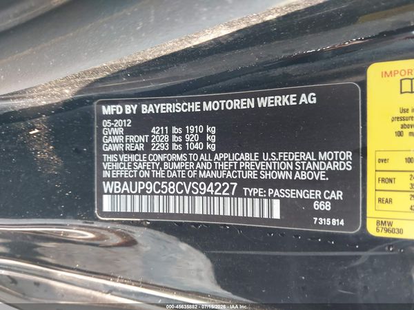 2012 BMW 128I