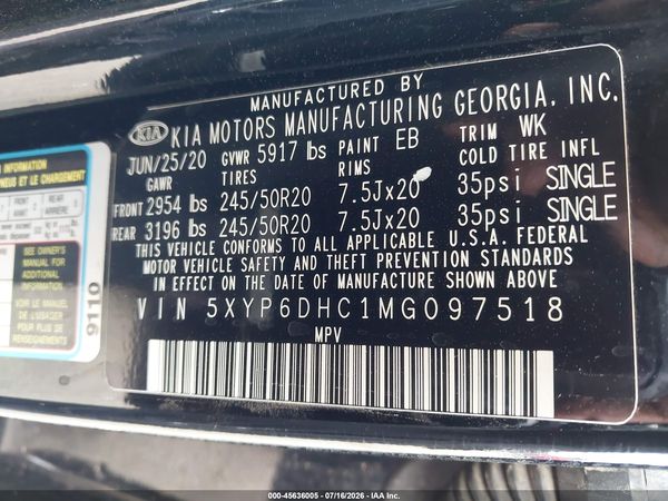 2021 KIA TELLURIDE S