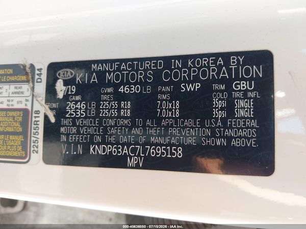 2020 KIA SPORTAGE S