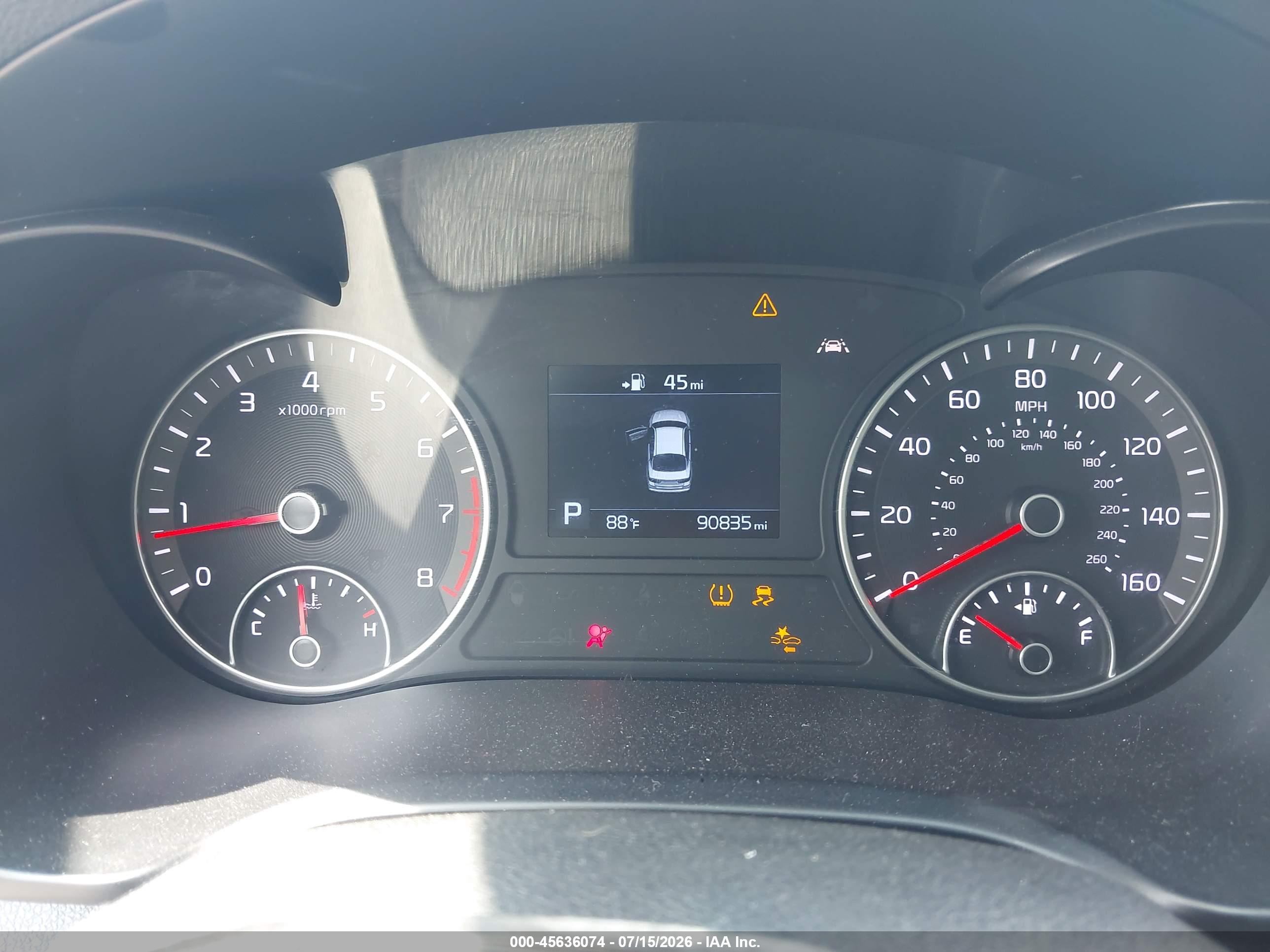 2019 KIA OPTIMA EX
