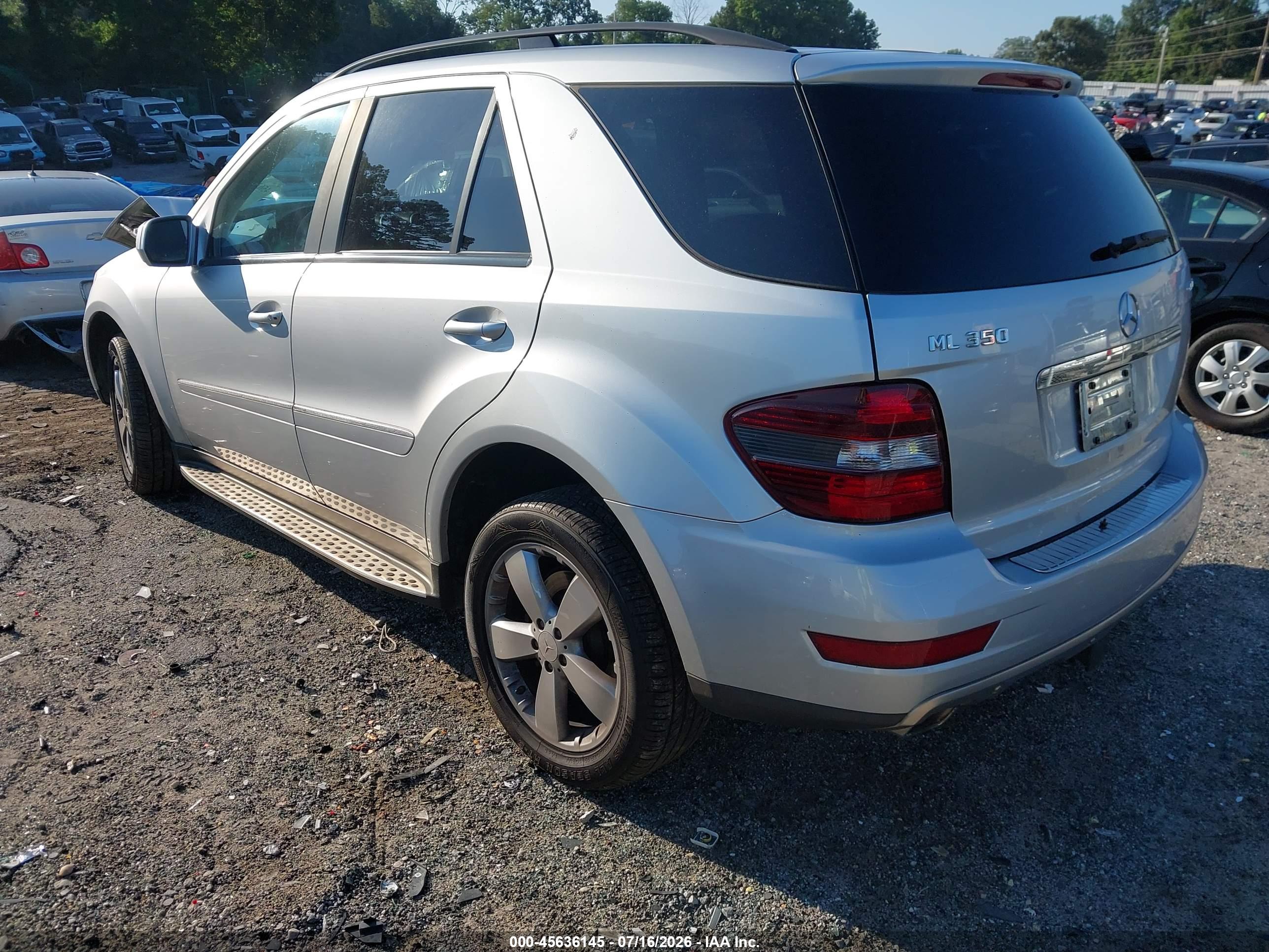 2009 MERCEDES-BENZ ML 350 ML350 4-MATIC