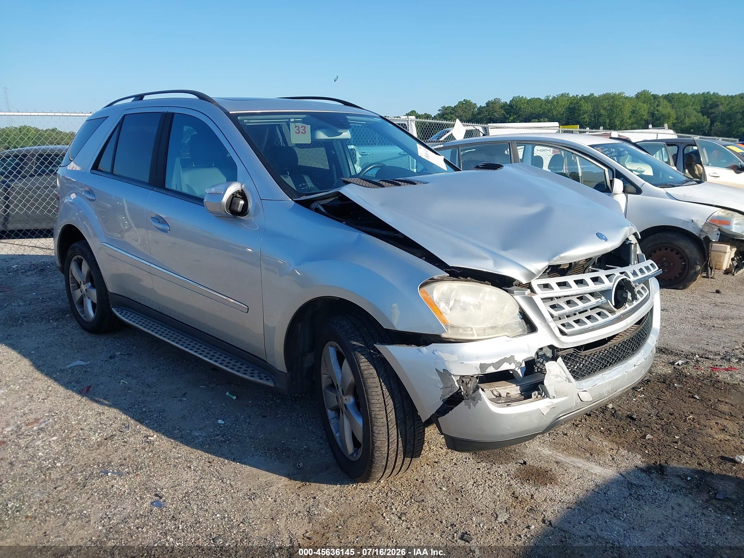 2009 MERCEDES-BENZ ML 350 ML350 4-MATIC