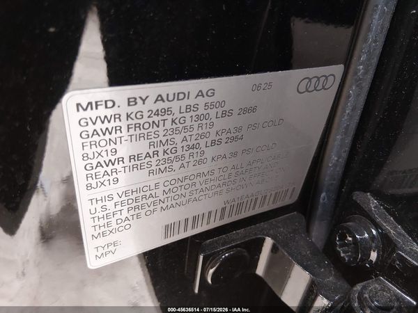 2025 AUDI ALL-NEW Q5