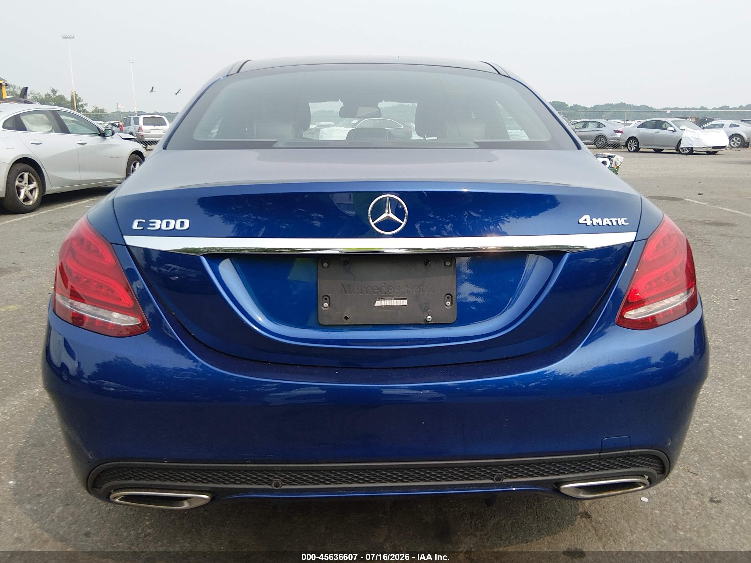 2017 MERCEDES-BENZ C 300