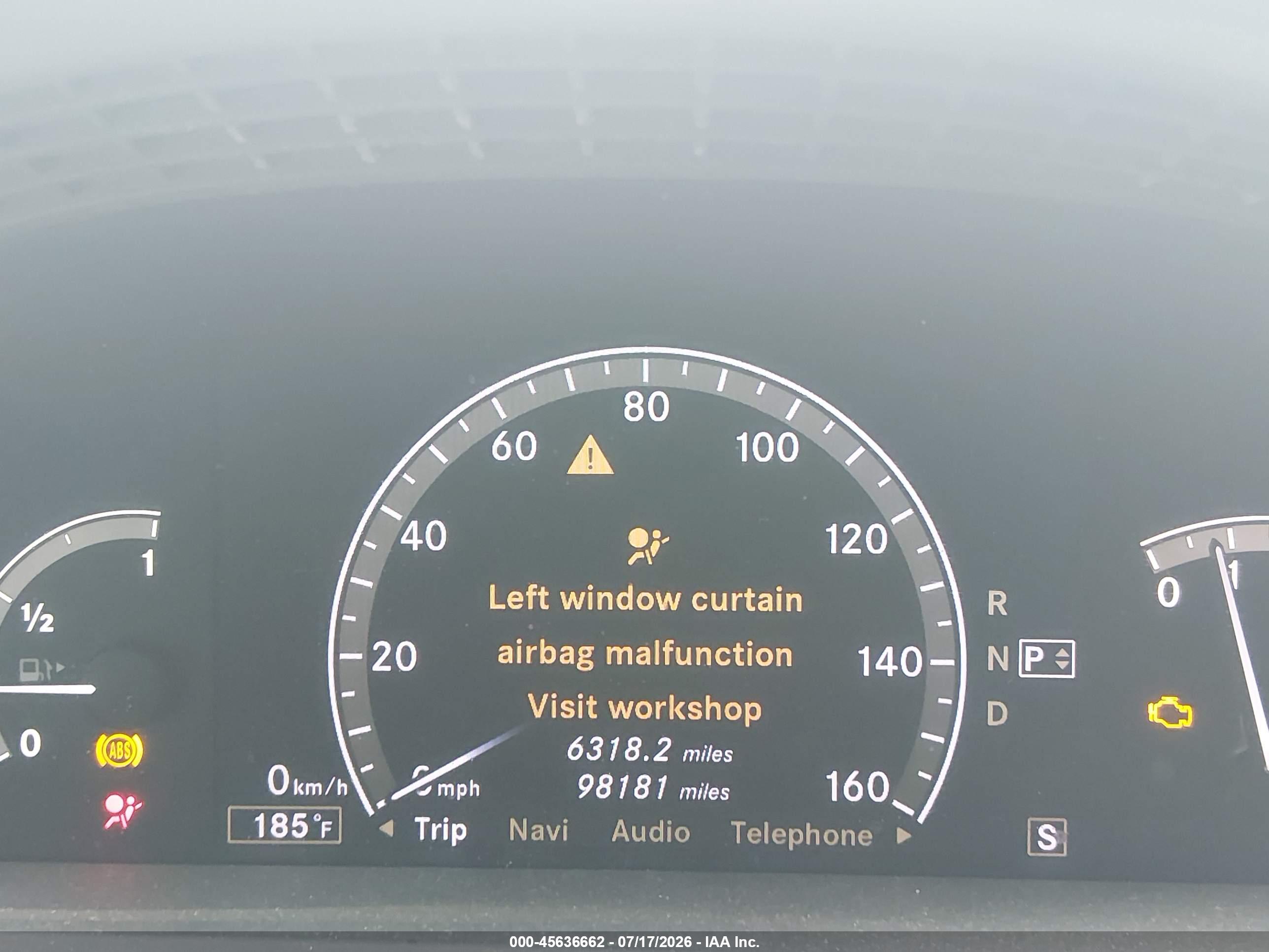 2007 MERCEDES-BENZ S 550 S550