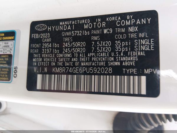 2023 HYUNDAI PALISADE CALLIGRAPHY