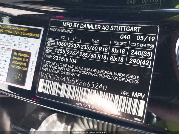 2019 MERCEDES-BENZ GLC 300 GLC300